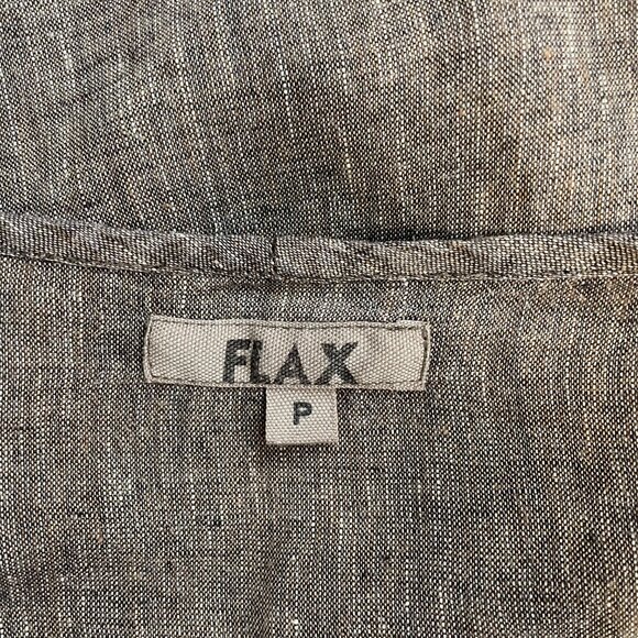 Flax Linen Peasant Market Tunic - Picture 4 of 11